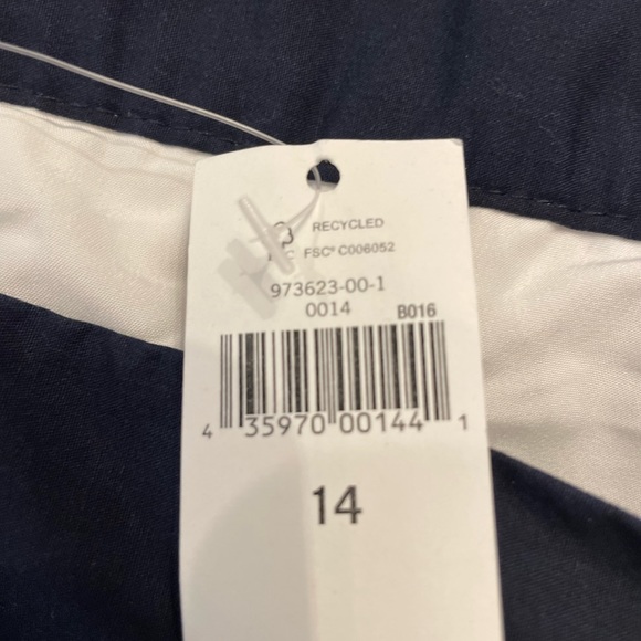 Banana Republic navy and white skirt size 14 NWT - Picture 5 of 8